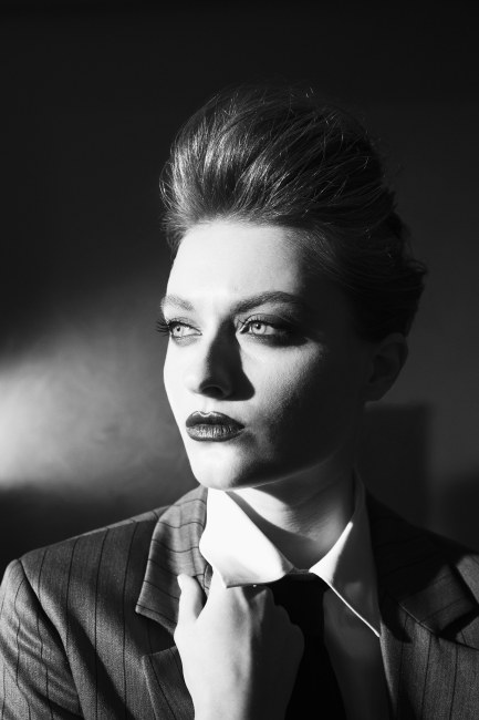 Mauro Lorenzo Fashion Photographer Advertising Campaign studio L'Oreal Kerastase altamoda hair hairstyle Loreal Cinema biancoenero Moodboard tendence rossellini b&w artDirector loren vitti cool hunter iconecinema longhair 