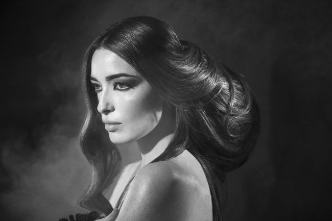 Mauro Lorenzo Fashion Photographer Advertising Campaign studio L'Oreal Kerastase altamoda hair hairstyle Loreal Cinema biancoenero Moodboard tendence rossellini b&w artDirector loren vitti cool hunter iconecinema longhair -14