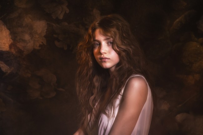 Mauro Lorenzo Fashion Photographer Advertising Campaign studio L'Oreal Kerastase altamoda hair hairstyle Loreal Venus Whitedress Moodboard tendence luxury redhair artDirector woman Paris cool hunter flower longhair 