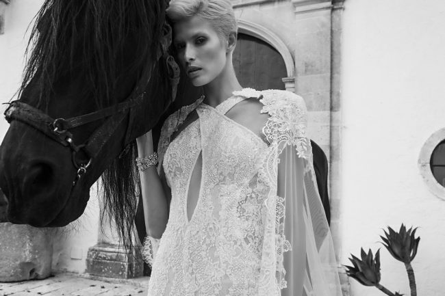 Mauro Lorenzo Fashion Photographer Advertising Campaign studio bridal altamoda handmade diamond cavallo black horse Whitedress Moodboard bridaldesigner luxury sposa artDirector woman pizzo coda duomo lecce puglia