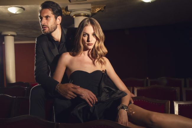 Mauro Lorenzo Fashion Photographer Advertising Campaign studio citymoda commercial madeinitaly handmade store classic Colours Moodboard Boutique Inspiration artDirector denim teatro light gold silver teather leather