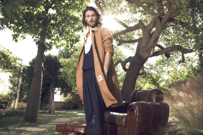 Mauro Lorenzo Fashion Photographer Advertising Campaign suit Hat shirt handmade marsem gentleman rocker lounge chair Moodboard biancoenero flare minimal Inspiration artDirector man nature pants jacket