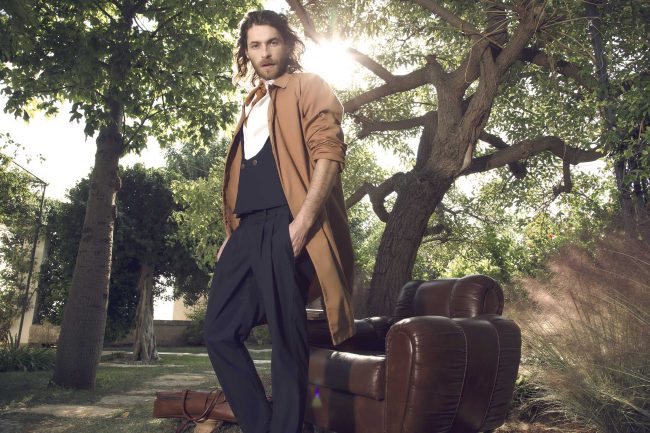 Mauro Lorenzo Fashion Photographer Advertising Campaign suit Hat shirt handmade marsem gentleman rocker lounge chair Moodboard biancoenero flare minimal Inspiration artDirector man nature pants jacket