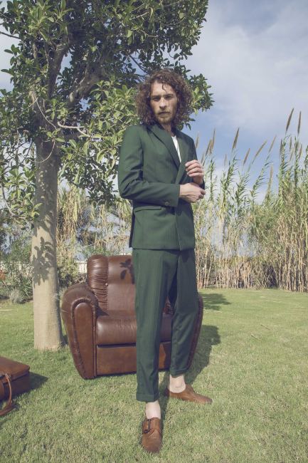 Mauro Lorenzo Fashion Photographer Advertising Campaign suit Hat shirt handmade marsem gentleman rocker lounge chair Moodboard biancoenero flare minimal Inspiration artDirector man nature pants jacket