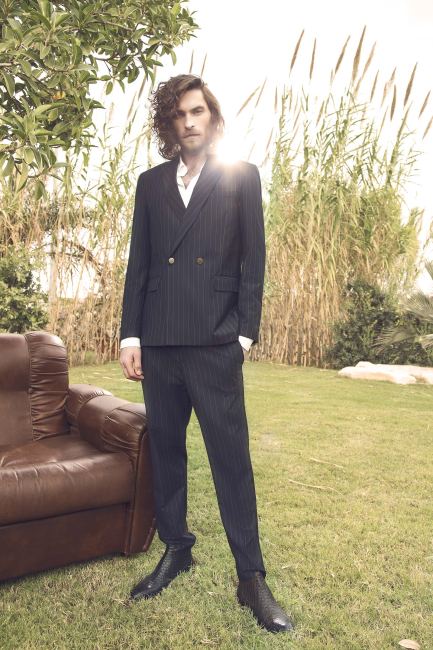 Mauro Lorenzo Fashion Photographer Advertising Campaign suit Hat shirt handmade marsem gentleman rocker lounge chair Moodboard biancoenero flare minimal Inspiration artDirector man nature pants jacket