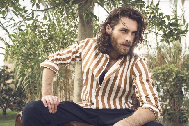 Mauro Lorenzo Fashion Photographer Advertising Campaign suit Hat shirt handmade marsem gentleman rocker lounge chair Moodboard biancoenero flare minimal Inspiration artDirector man nature pants jacket