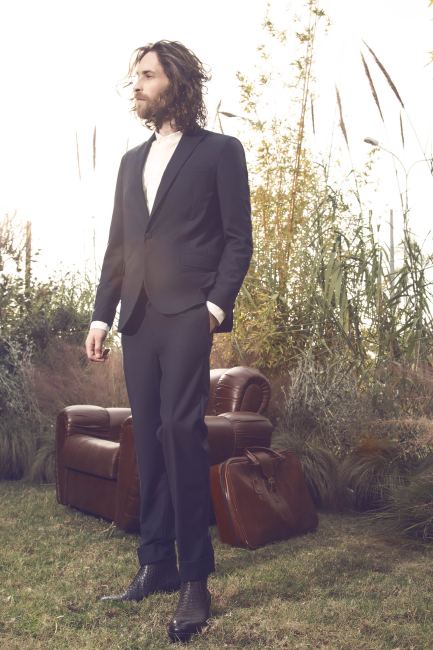 Mauro Lorenzo Fashion Photographer Advertising Campaign suit Hat shirt handmade marsem gentleman rocker lounge chair Moodboard biancoenero flare minimal Inspiration artDirector man nature pants jacket