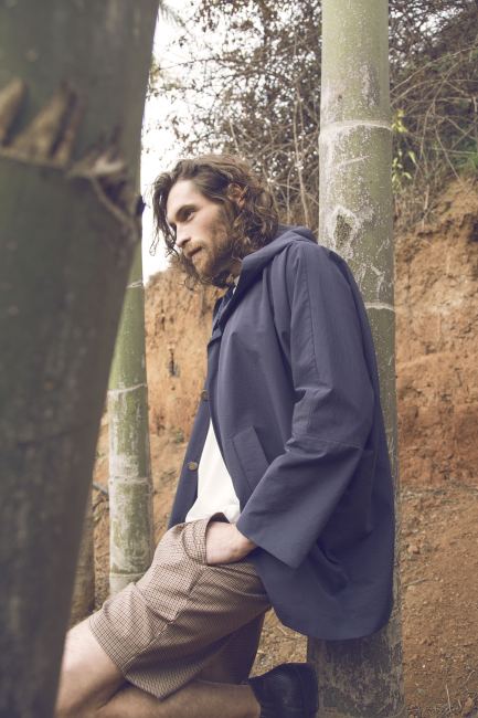 Mauro Lorenzo Fashion Photographer Advertising Campaign suit Hat shirt handmade marsem gentleman rocker lounge chair Moodboard biancoenero flare minimal Inspiration artDirector man nature pants jacket