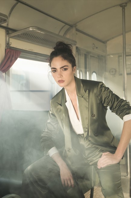 Mauro Lorenzo Fashion Photographer Advertising Campaign studio Hat Cappelli handmade marsem gentleman rocker rock  treno Moodboard biancoenero lindberg cinema Inspiration artDirector man train pants jacket