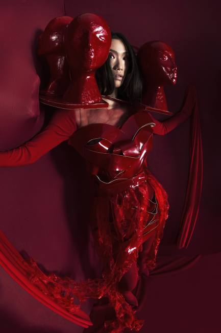 Mauro Lorenzo Fashion Editorial Fashion Photographer Inferno Divina Commedia Magazine Agency Management  Inspiration Moodboard Art Director Trends Shooting Studio Haute Couture China Red Dante Aligheri Altamoda Fotografi Italiani