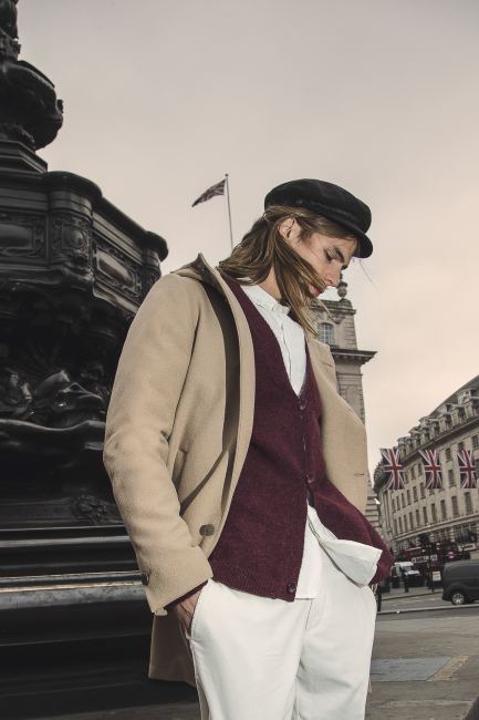 Mauro Lorenzo Fashion Editorial Fashion Photographer man jacket Magazine Agency Management London street  Shooting Brand Marsem model Italian moodboard Inspiration lindberg advertising portobello 