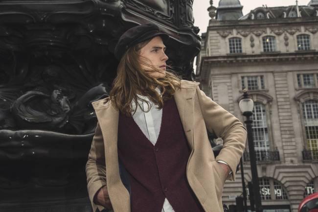 Mauro Lorenzo Fashion Editorial Fashion Photographer man jacket Magazine Agency Management London street  Shooting Brand Marsem model Italian moodboard Inspiration lindberg advertising portobello 