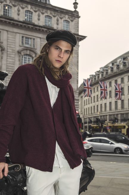 Mauro Lorenzo Fashion Editorial Fashion Photographer man jacket Magazine Agency Management London street  Shooting Brand Marsem model Italian moodboard Inspiration lindberg advertising portobello 