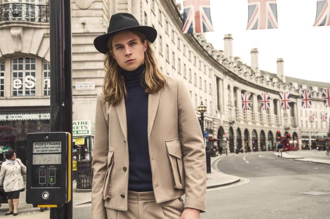 Mauro Lorenzo Fashion Editorial Fashion Photographer man jacket Magazine Agency Management London street  Shooting Brand Marsem model Italian moodboard Inspiration lindberg advertising portobello 