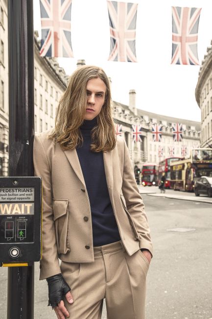 Mauro Lorenzo Fashion Editorial Fashion Photographer man jacket Magazine Agency Management London street  Shooting Brand Marsem model Italian moodboard Inspiration lindberg advertising portobello 