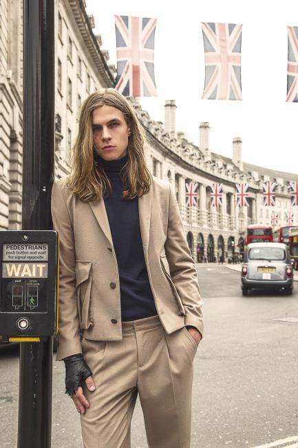 Mauro Lorenzo Fashion Editorial Fashion Photographer man jacket Magazine Agency Management London street  Shooting Brand Marsem model Italian moodboard Inspiration lindberg advertising portobello 