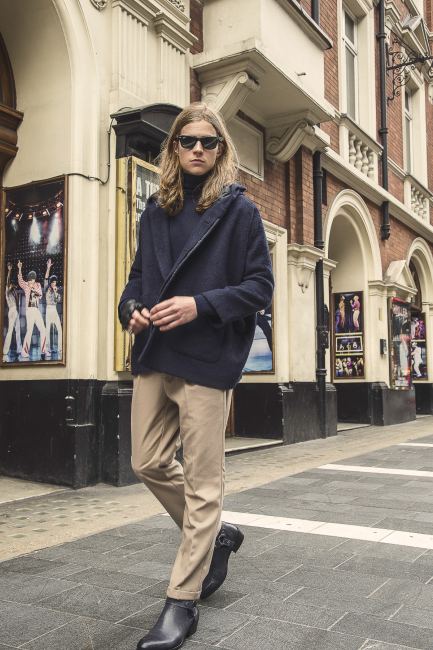 Mauro Lorenzo Fashion Editorial Fashion Photographer man jacket Magazine Agency Management London street  Shooting Brand Marsem model Italian moodboard Inspiration lindberg advertising portobello 