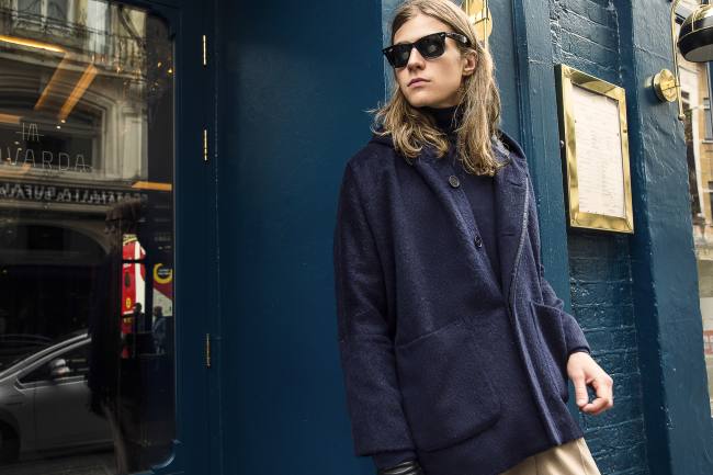 Mauro Lorenzo Fashion Editorial Fashion Photographer man jacket Magazine Agency Management London street  Shooting Brand Marsem model Italian moodboard Inspiration lindberg advertising portobello 