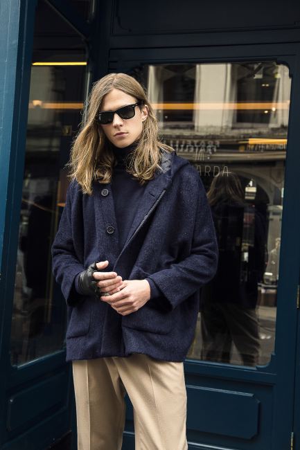 Mauro Lorenzo Fashion Editorial Fashion Photographer man jacket Magazine Agency Management London street  Shooting Brand Marsem model Italian moodboard Inspiration lindberg advertising portobello 