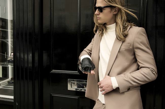 Mauro Lorenzo Fashion Editorial Fashion Photographer man jacket Magazine Agency Management London street  Shooting Brand Marsem model Italian moodboard Inspiration lindberg advertising portobello 