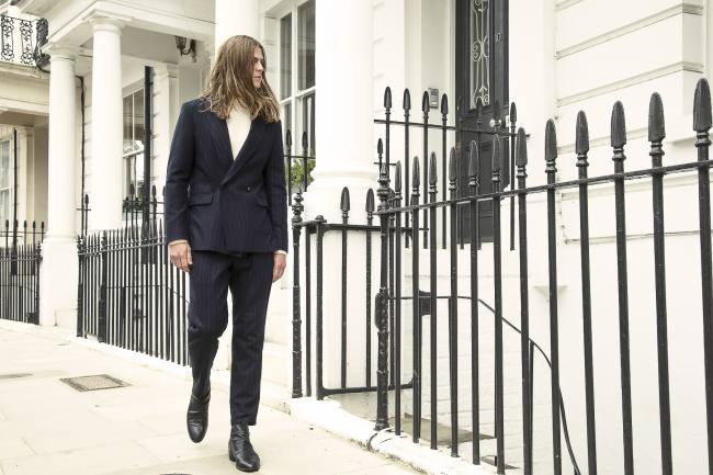 Mauro Lorenzo Fashion Editorial Fashion Photographer man jacket Magazine Agency Management London street  Shooting Brand Marsem model Italian moodboard Inspiration lindberg advertising portobello 