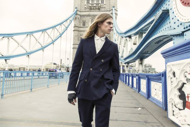 Mauro Lorenzo Fashion Editorial Fashion Photographer man jacket Magazine Agency Management London street  Shooting Brand Marsem model Italian moodboard Inspiration lindberg advertising portobello 