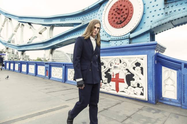 Mauro Lorenzo Fashion Editorial Fashion Photographer man jacket Magazine Agency Management London street  Shooting Brand Marsem model Italian moodboard Inspiration lindberg advertising portobello 