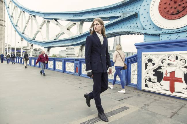 Mauro Lorenzo Fashion Editorial Fashion Photographer man jacket Magazine Agency Management London street  Shooting Brand Marsem model Italian moodboard Inspiration lindberg advertising portobello 