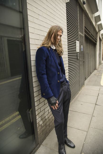 Mauro Lorenzo Fashion Editorial Fashion Photographer man jacket Magazine Agency Management London street  Shooting Brand Marsem model Italian moodboard Inspiration lindberg advertising portobello 