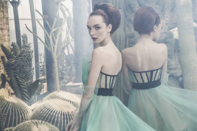 Mauro Lorenzo Fashion Editorial Photographer haute couture  Magazine Agency nature botanic garden press topmodel italian moodboard Inspiration sosud advertising mirror reflection secret