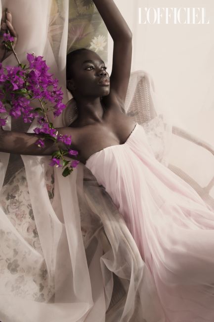 Mauro Lorenzo Fashion Editorial Photographer L'Officiel  Australia The Attico Management Gucci Inspiration Moodboard Saint Laurent Balenciaga Jacquemus Dolce&Gabbana Fendi Pret à porter Haute Couture Flower Lockdown Blackmodel