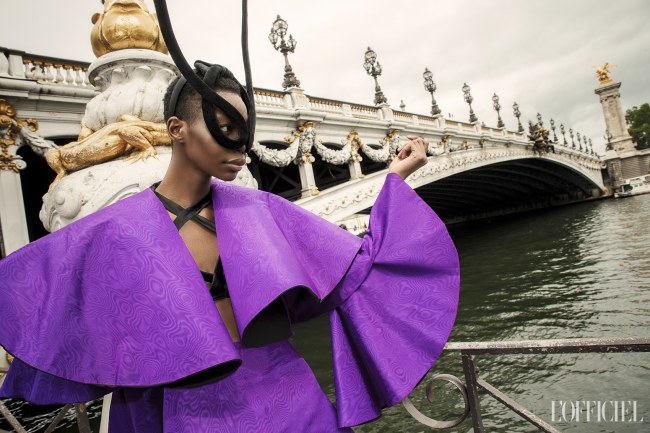 Mauro Lorenzo Fashion Editorial Fashion Photographer L'Officiel LOFFICIEL Baltics Magazine Agency Management Paris Inspiration Moodboard Mcqueen Balenciaga Shooting Brands Tour Eiffel Photographer Haute Couture 