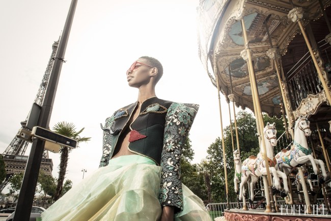 Mauro Lorenzo Fashion Editorial Fashion Photographer L'Officiel LOFFICIEL Baltics Magazine Agency Management Paris Inspiration Moodboard Mcqueen Balenciaga Shooting Brands Tour Eiffel Photographer Haute Couture 