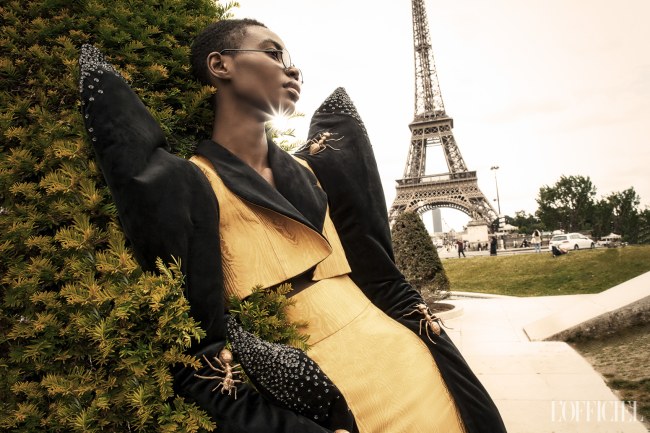 Mauro Lorenzo Fashion Editorial Fashion Photographer L'Officiel LOFFICIEL Baltics Magazine Agency Management Paris Inspiration Moodboard Mcqueen Balenciaga Shooting Brands Tour Eiffel Photographer Haute Couture 