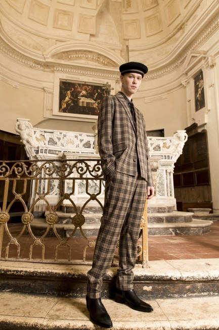 Mauro Lorenzo Fashion Editorial Photographer man jacket Magazine Agency Fall-Winter horse cavallo television Brands Marsem model Italian moodboard Inspiration church  advertising chiesa fashionweek pitti