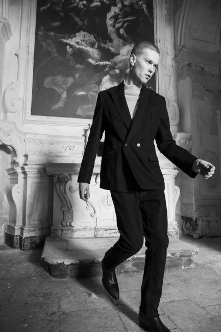 Mauro Lorenzo Fashion Editorial Photographer man jacket Magazine Agency Fall-Winter horse cavallo television Brands Marsem model Italian moodboard Inspiration church  advertising chiesa fashionweek pitti