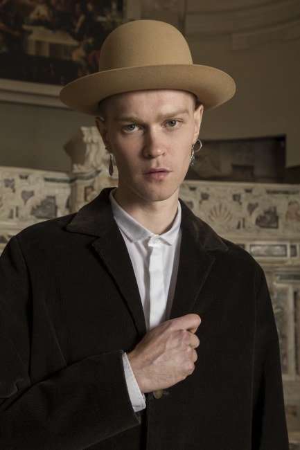 Mauro Lorenzo Fashion Editorial Photographer man jacket Magazine Agency Fall-Winter horse cavallo television Brands Marsem model Italian moodboard Inspiration church  advertising chiesa fashionweek pitti