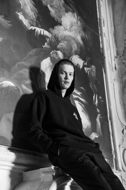 Mauro Lorenzo Fashion Editorial Photographer man jacket Magazine Agency Fall-Winter horse cavallo television Brands Marsem model Italian moodboard Inspiration church  advertising chiesa fashionweek pitti