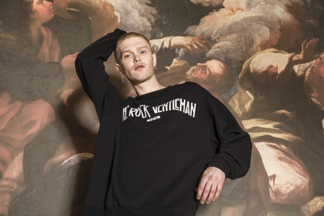 Mauro Lorenzo Fashion Editorial Photographer man jacket Magazine Agency Fall-Winter horse cavallo television Brands Marsem model Italian moodboard Inspiration church  advertising chiesa fashionweek pitti