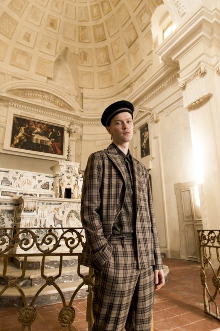 Mauro Lorenzo Fashion Editorial Photographer man jacket Magazine Agency Fall-Winter horse cavallo television Brands Marsem model Italian moodboard Inspiration church  advertising chiesa fashionweek pitti