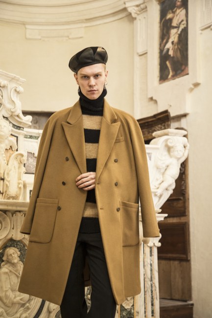 Mauro Lorenzo Fashion Editorial Photographer man jacket Magazine Agency Fall-Winter horse cavallo television Brands Marsem model Italian moodboard Inspiration church  advertising chiesa fashionweek pitti