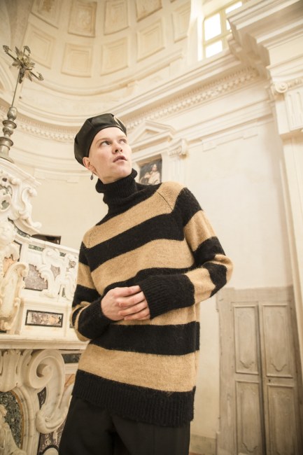 Mauro Lorenzo Fashion Editorial Photographer man jacket Magazine Agency Fall-Winter horse cavallo television Brands Marsem model Italian moodboard Inspiration church  advertising chiesa fashionweek pitti