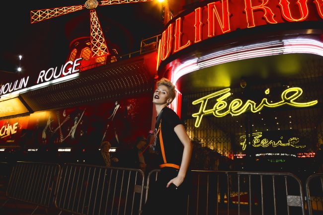 Mauro Lorenzo Fashion Photographer Fashion Editorial e506 Paris Model Set Shooting Colours Trend Deconstruction Brand Street Larisa Tafili Management Artist Paris Parigi Urban Moulin Rouge Mood Agency 