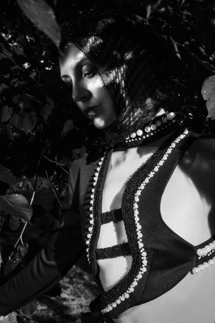 Mauro Lorenzo Fashion Photographer Editorial Haute Couture Black Deconstruction Vilnius Lake 3D