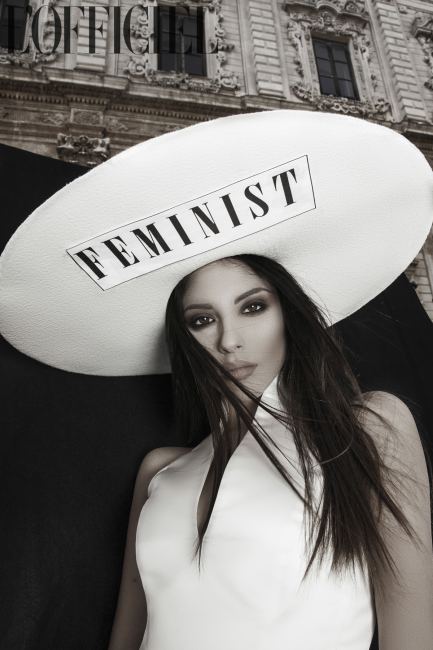 Mauro Lorenzo Fashion Photographer Fashion Editorial Officiel India Lofficiel Magazine Top Brand Haute Couture Bridal Rosaclarà Jesus Peiro Hat Inspiration Veil Architecture Colour Movement 