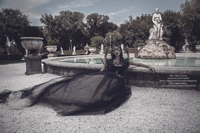 Mauro Lorenzo Fashion Photographer Fashion Editorial Haute Couture Goutte D'Art Rome Management Inspiration Deconstruction Magazine Fashion Project 