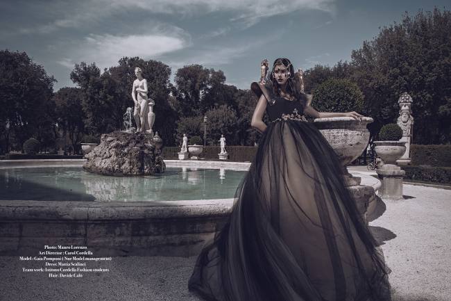 Mauro Lorenzo Fashion Photographer Fashion Editorial Haute Couture Goutte D'Art Rome Management Inspiration Deconstruction Magazine 