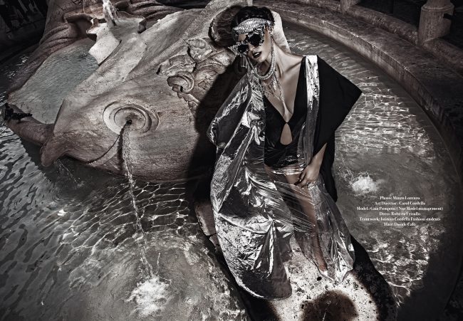 Mauro Lorenzo Fashion Photographer Fashion Editorial Haute Couture Goutte D'Art Rome Management Inspiration Deconstruction Magazine 