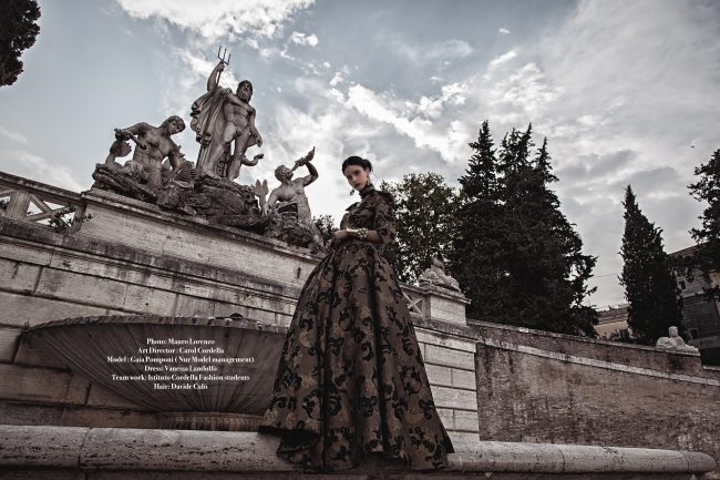 Mauro Lorenzo Fashion Photographer Fashion Editorial Haute Couture Goutte D'Art Rome Management Inspiration Deconstruction Magazine 