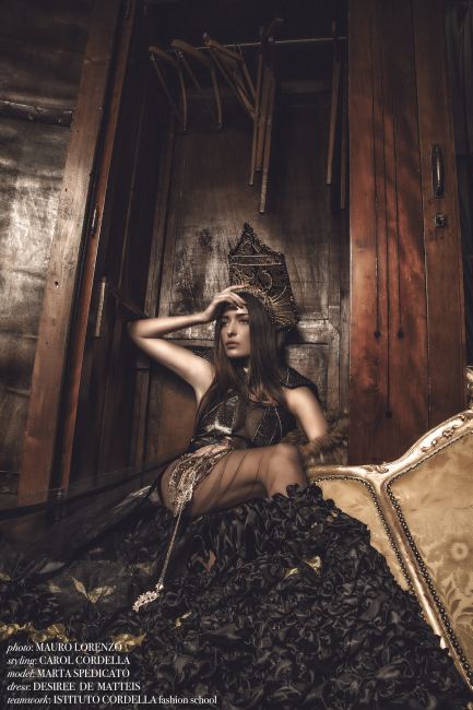 Mauro Lorenzo Fashion Photographer Fashion Editorial Doll Russian Haute Couture Concept Drama Light Dimora